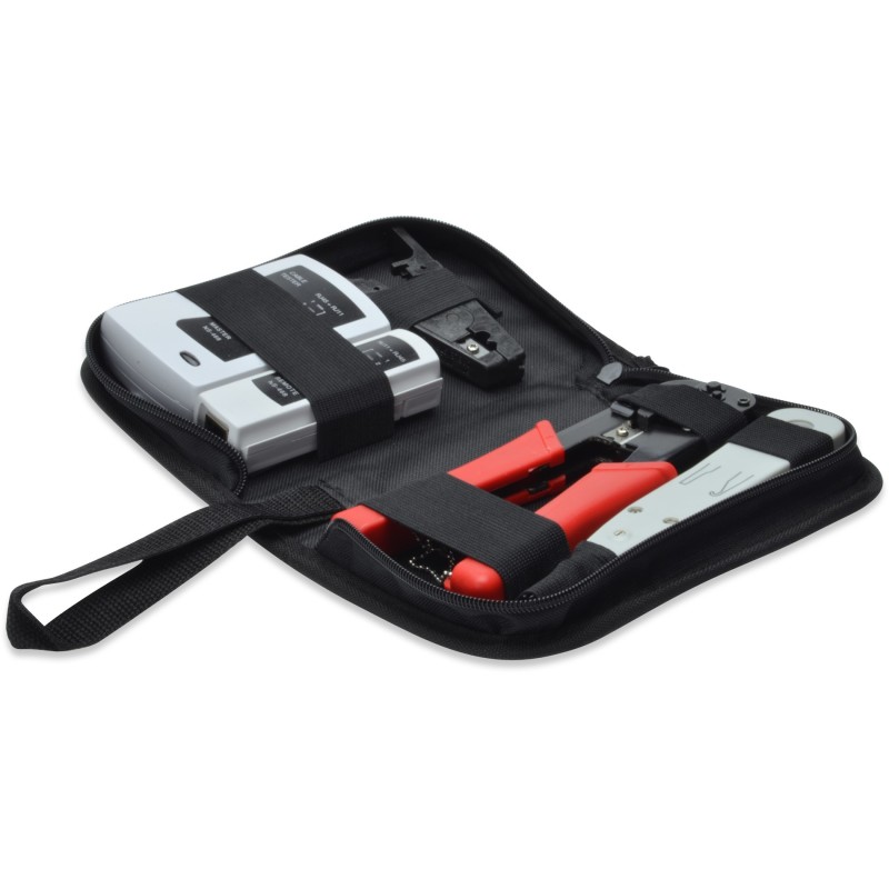 Buy DIGITUS Network Tool Set - Black, Grey, Red in Cyprus, Nicosia, Limassol, Larnaka, Pafos