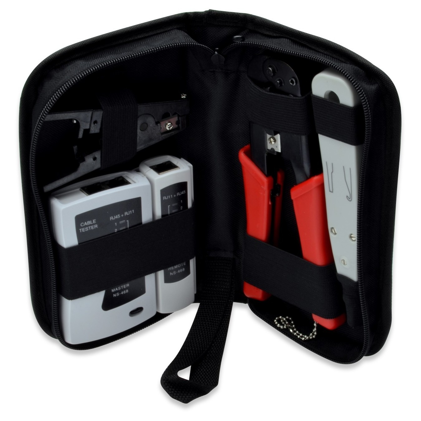 DIGITUS Network Tool Set - Black, Grey, Red — Buy in Cyprus with Fast Delivery