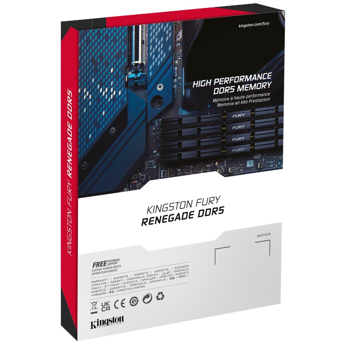 Kingston Fury Renegade DDR5 48GB 6400MT/s CL32 DIMM Silver XMP — Buy in Cyprus with Fast Delivery