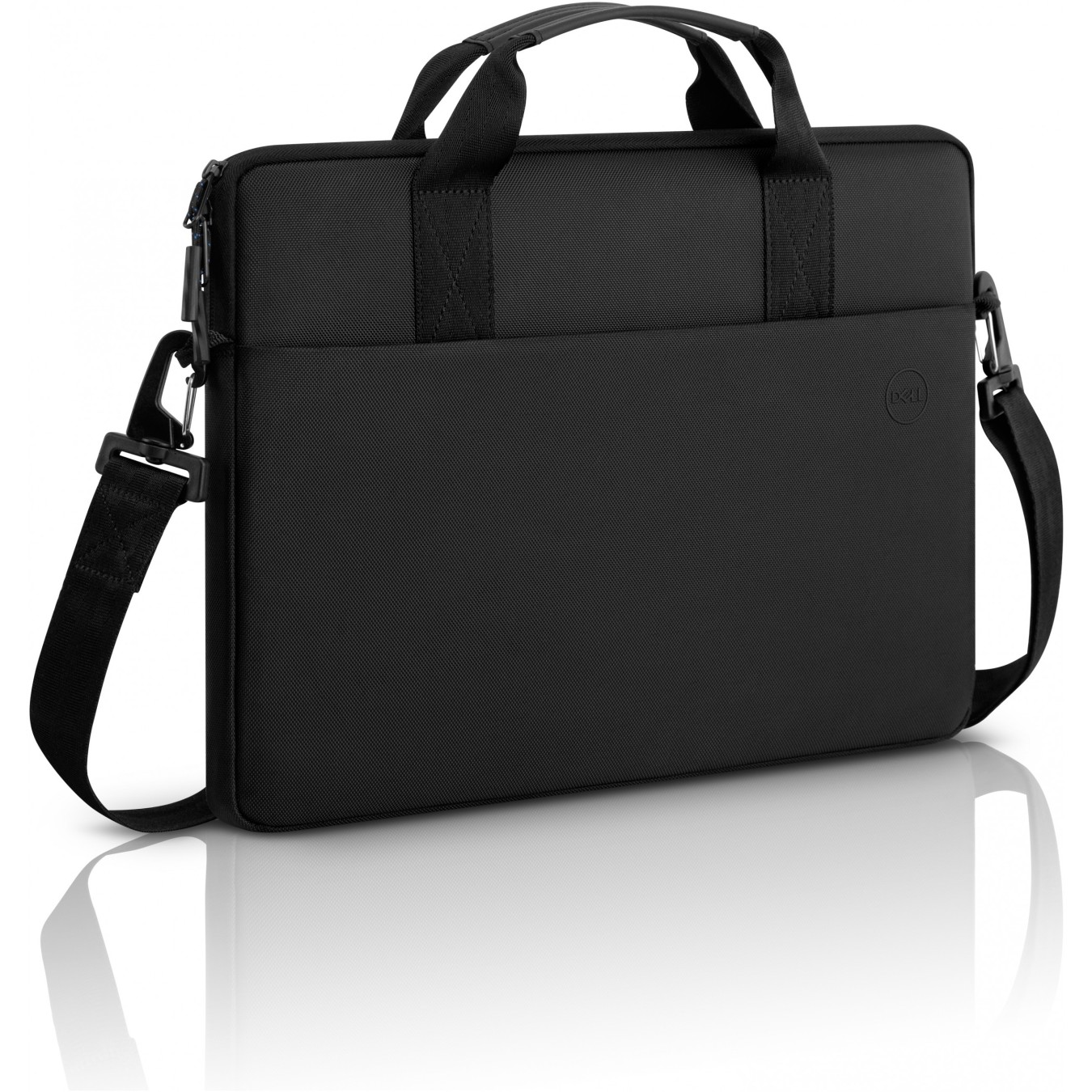 Dell Ecoloop Pro Sleeve - CV5423 - (Black, 27.94-35.56 cm, 11-14 inch, Water-Resistant, Front Pocket, Removable Shoulder Strap)