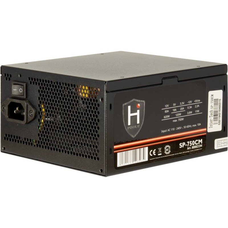 Buy 750W Inter-Tech HIPOWER Power Supply - SP-750CM - ATX PSU in Cyprus, Nicosia, Limassol, Larnaka, Pafos