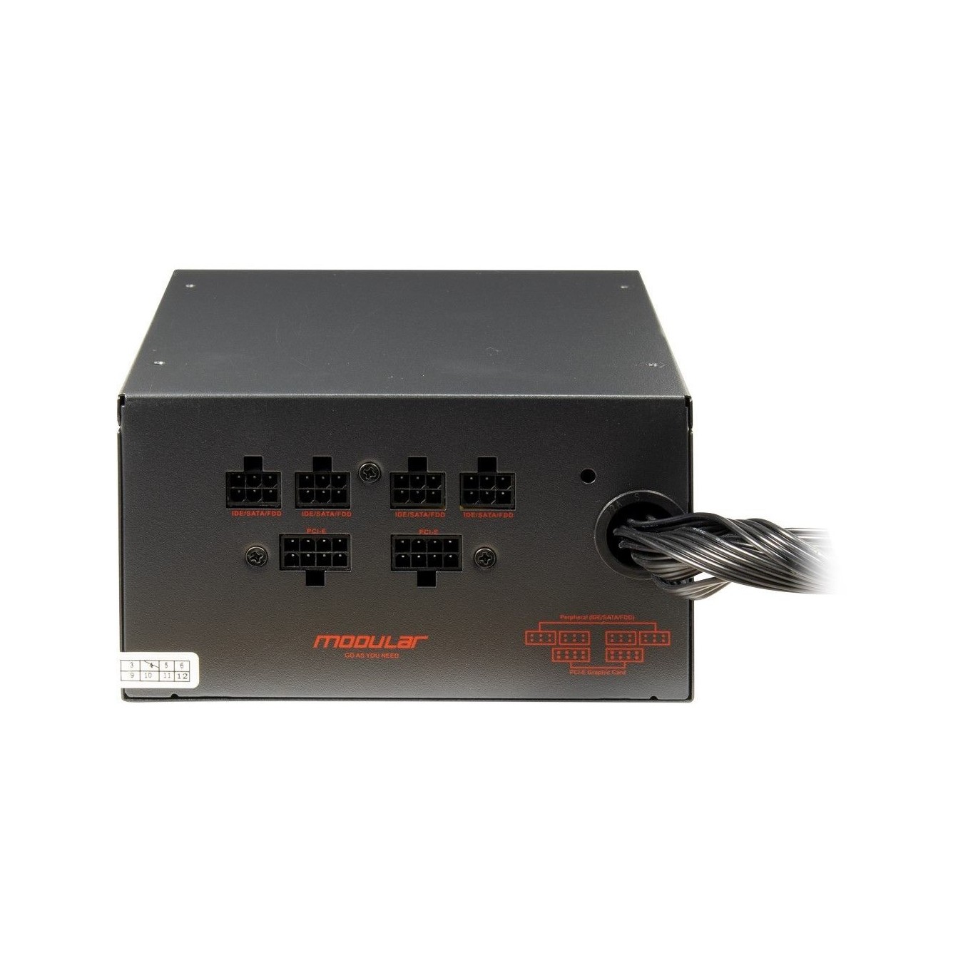 750W Inter-Tech HIPOWER Power Supply - SP-750CM - ATX PSU — Buy in Cyprus with Fast Delivery