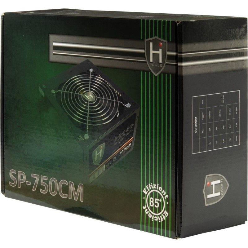 Buy 750W Inter-Tech HIPOWER Power Supply - SP-750CM - ATX PSU in Cyprus, Nicosia, Limassol, Larnaka, Pafos
