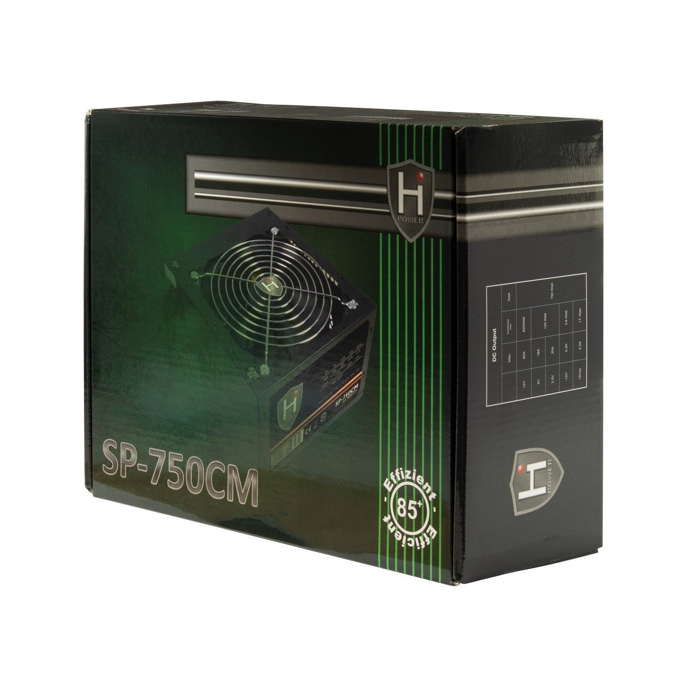 750W Inter-Tech HIPOWER Power Supply - SP-750CM - ATX PSU — Buy in Cyprus with Fast Delivery