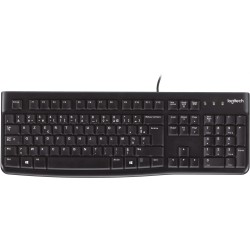 Buy Logitech Keyboard K120 - K120 - Black, Belgian AZERTY, Full-size, Wired USB in Cyprus, Nicosia, Limassol, Larnaka, Pafos