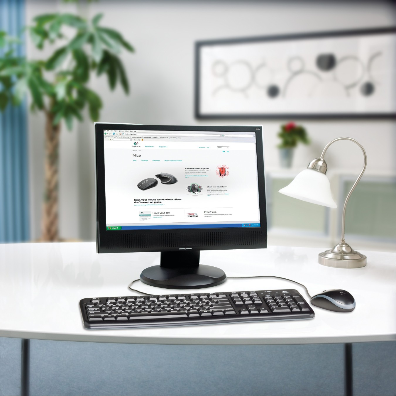Logitech Keyboard K120 - K120 - Black, Belgian AZERTY, Full-size, Wired USB — Buy in Cyprus with Fast Delivery