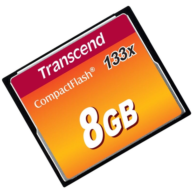 Buy Transcend Card CompactFlash 8GB MLC - 133x, 50 MB/s read, 20 MB/s write, Black in Cyprus, Nicosia, Limassol, Larnaka, Pafos