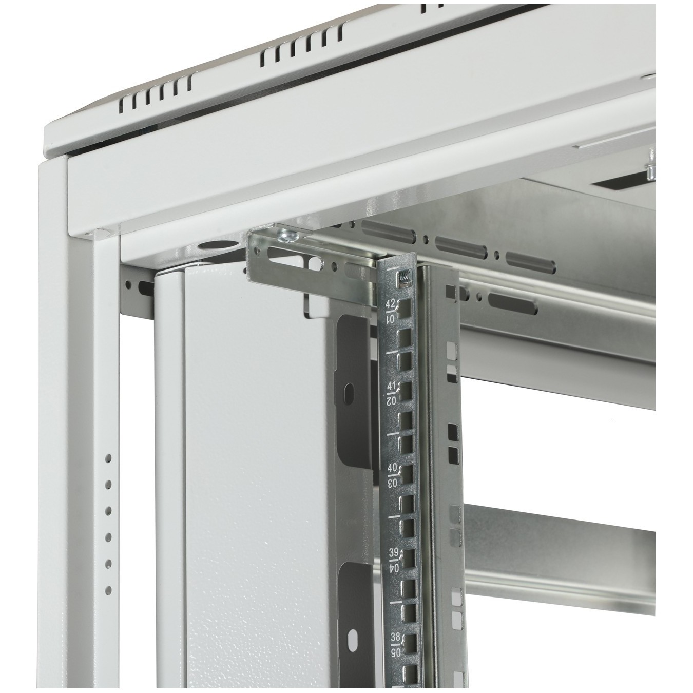 DIGITUS Network Rack Cabinet Unique 42HE 2053x800x1000mm gray - 42U, 800x1000 mm, Floor Standing