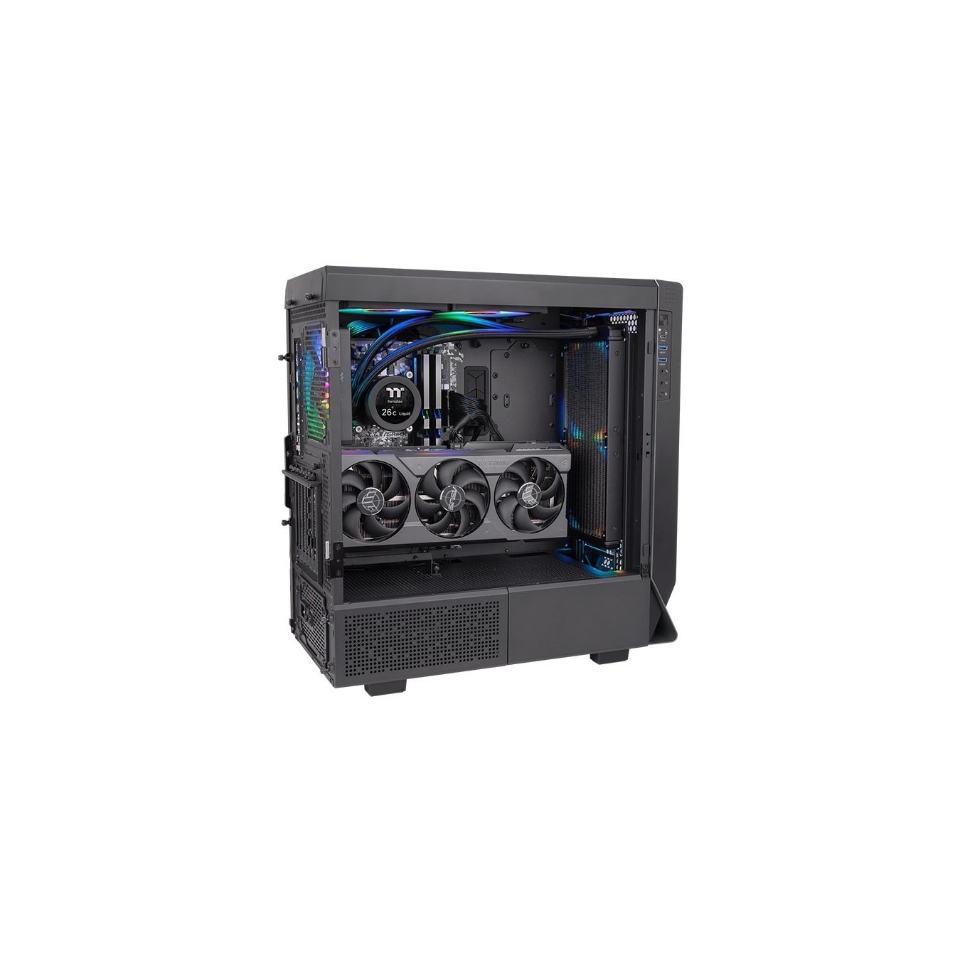 Thermaltake Toughliquid Ultra 280 RGB AIO CPU Liquid Cooler - Toughliquid Ultra 280 - 2x140mm Radiator