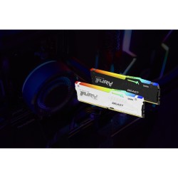 Buy KINGSTON 64GB 5600MHz DDR5 CL40 DIMM Kit of 2 FURY Beast RGB in Cyprus, Nicosia, Limassol, Larnaka, Pafos