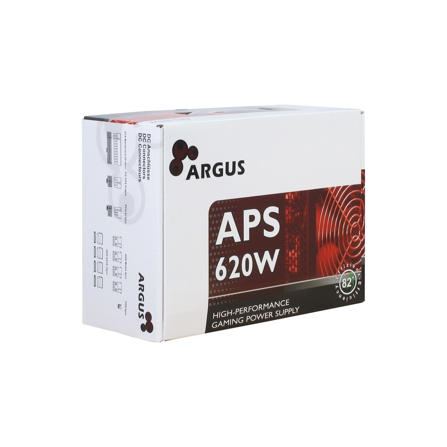 620W Inter-Tech Argus APS-620W - ATX 2.31 Non-Modular PSU (Boxed) — Buy in Cyprus with Fast Delivery