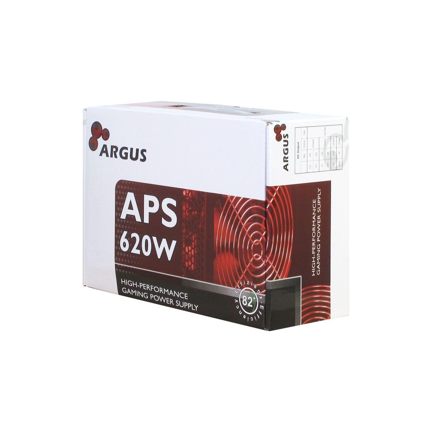 620W Inter-Tech Argus APS-620W - ATX 2.31 Non-Modular PSU (Boxed) — Buy in Cyprus with Fast Delivery