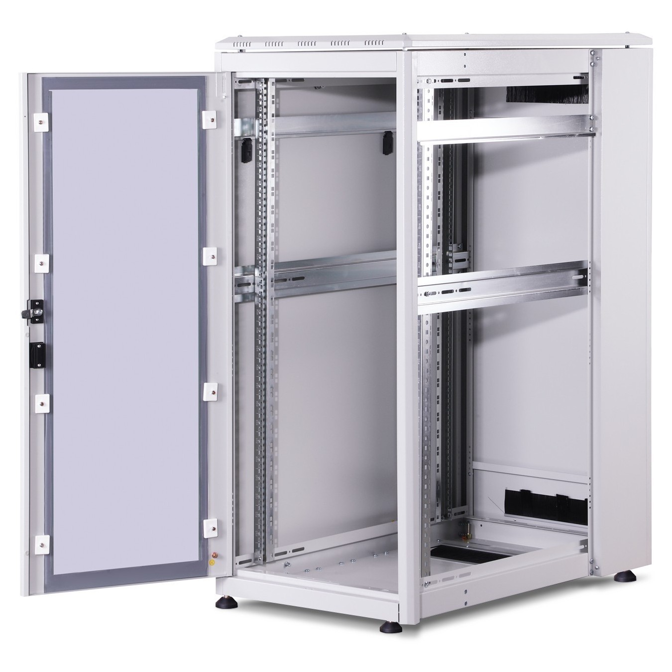 DIGITUS Netzwerkschrank Unique 26HE 1342x600x1000mm gray (Speditionsversand) - 600x1000mm, Floor Standing