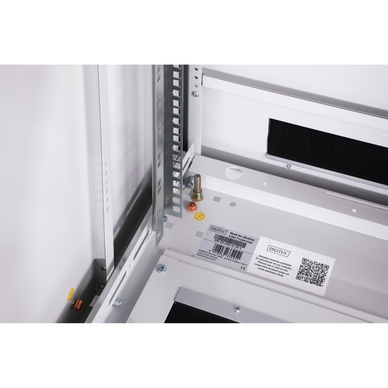 DIGITUS Netzwerkschrank Unique 26HE 1342x600x1000mm gray (Speditionsversand) - 600x1000mm, Floor Standing