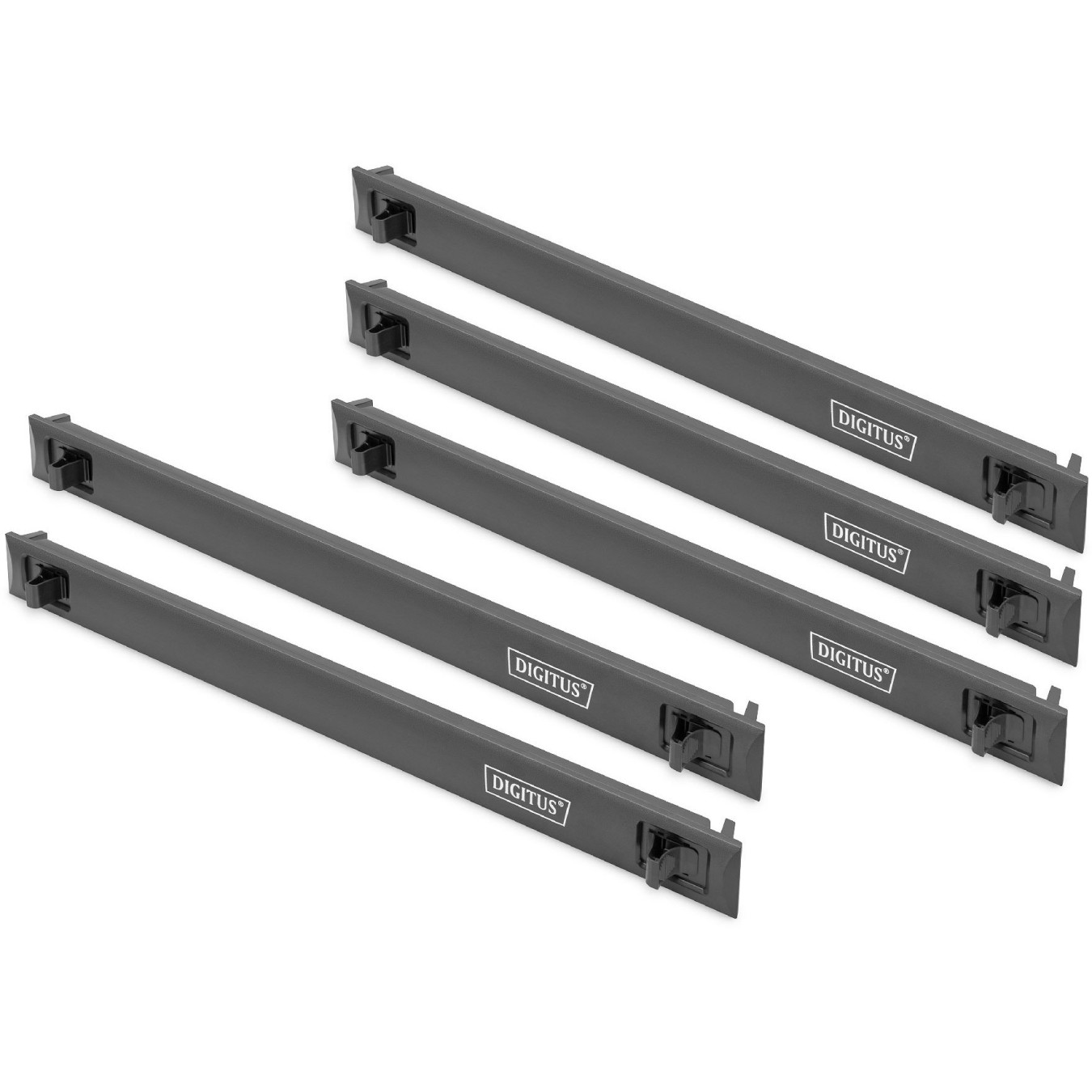 DIGITUS 1U Snap-In Blank Panel for Network and Server Racks - Characteristics (1U, 19-inch, Snap-In)