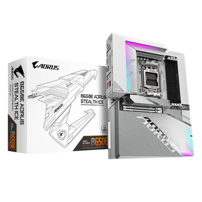 Buy GIGABYTE AORUS B650E STEALTH ICE - GA-B650E-AORUS - AM5, DDR5, 4 DIMM, 256GB... in Cyprus, Nicosia, Limassol, Larnaka, Pafos