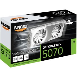 Buy Inno3D RTX5070 TWIN X2 OC WHITE 12GB GDDR7 HDMI 3xDP - RTX5070 - WHITE, 12GB... in Cyprus, Nicosia, Limassol, Larnaka, Pafos
