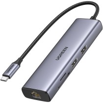 UGREEN USB-C Hub - 2x USB 3.0, HDMI, RJ45, SD & TF, PD Port — Buy in Cyprus with Fast Delivery