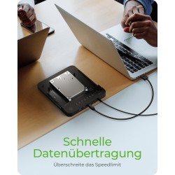 Buy ICY BOX Docking Station 6.4cm (2.5) & SATA & M.2 NVMe - USB 3.2 in Cyprus, Nicosia, Limassol, Larnaka, Pafos