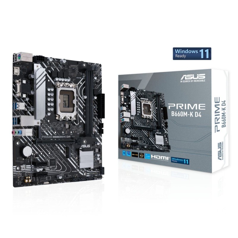 Buy ASUS PRIME B660M-K D4 - LGA1700 Micro-ATX Motherboard - DDR4, 4x DIMM, Up to... in Cyprus, Nicosia, Limassol, Larnaka, Pafos