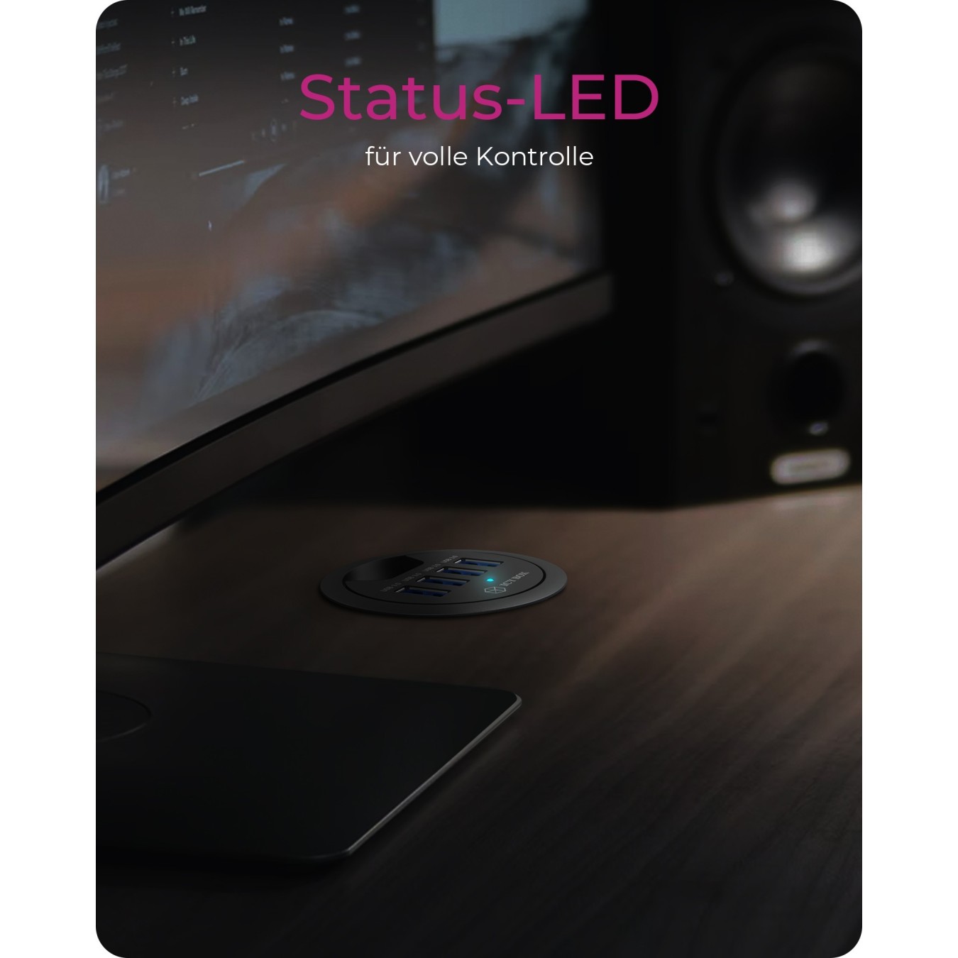 HUB Tisch-Hub 4x USB 3.0 Type-A ICY BOX - USB-A Hub — Buy in Cyprus with Fast Delivery