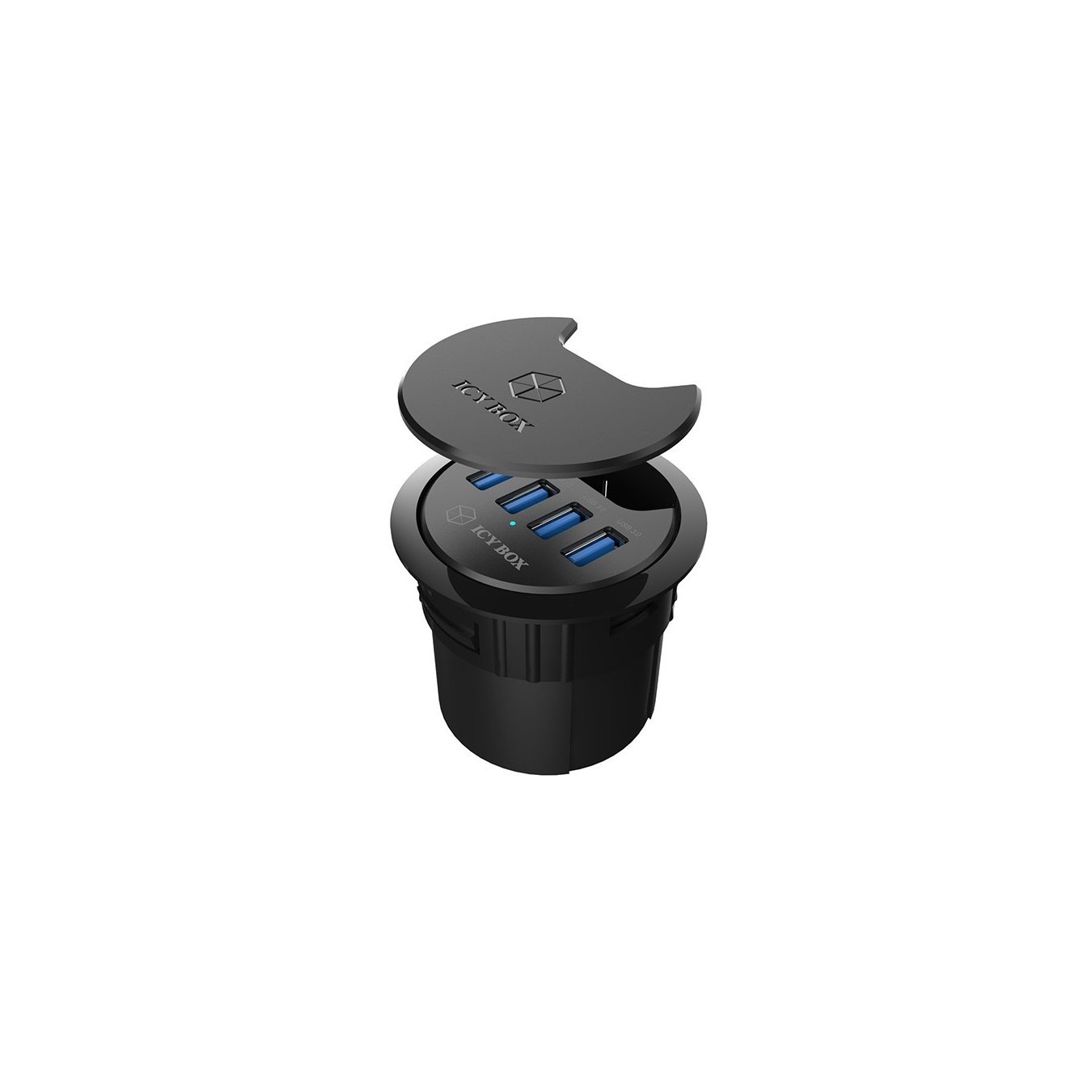 HUB Tisch-Hub 4x USB 3.0 Type-A ICY BOX - USB-A Hub — Buy in Cyprus with Fast Delivery
