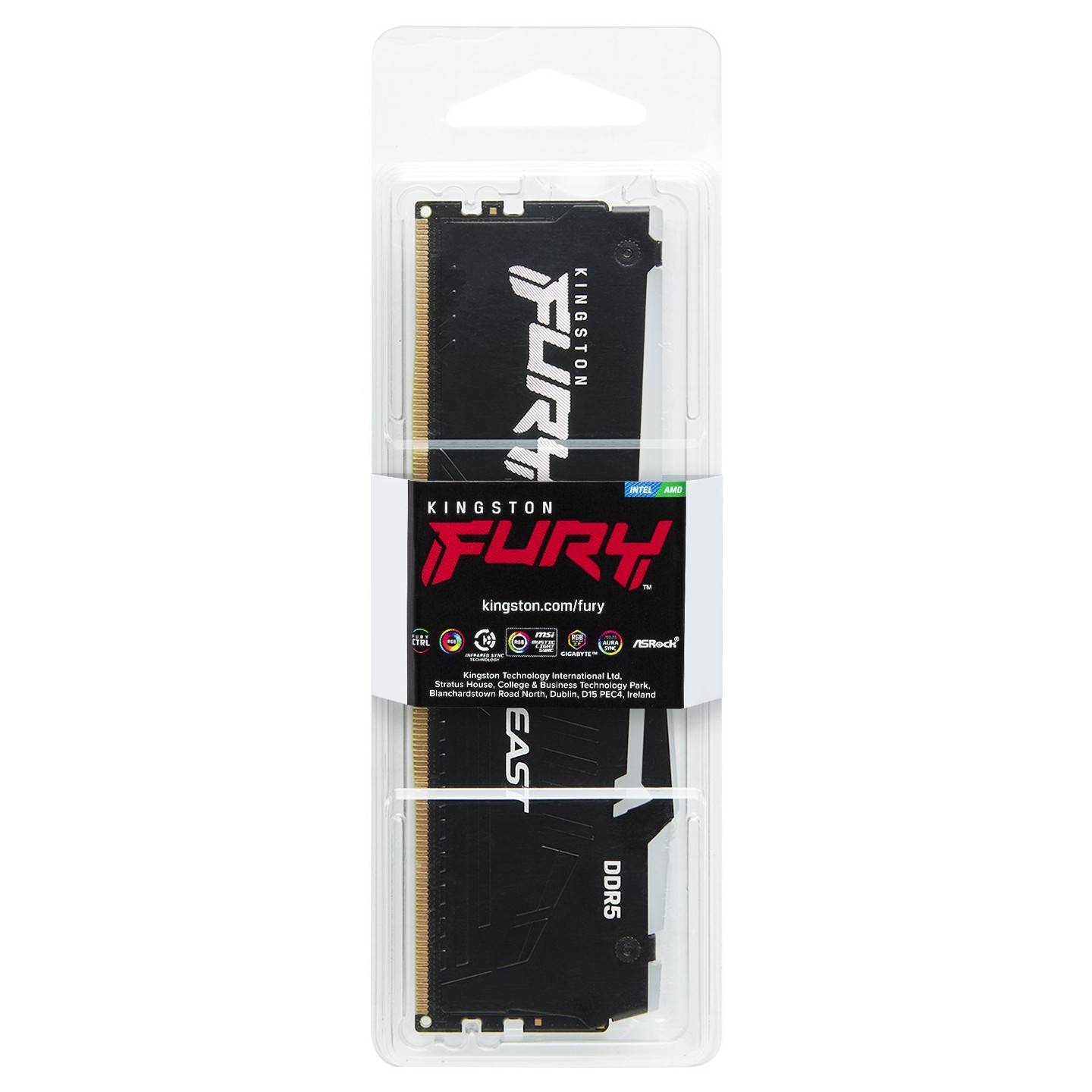 Kingston FURY Beast RGB 16GB 6000MT/s DDR5 CL30 DIMM EXPO - KF560C30BBEA-16 (Boxed) — Buy in Cyprus with Fast Delivery