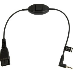 Buy Jabra QD to 2.5mm Jack Cable - Smooth Finish - 0.3m in Cyprus, Nicosia, Limassol, Larnaka, Pafos