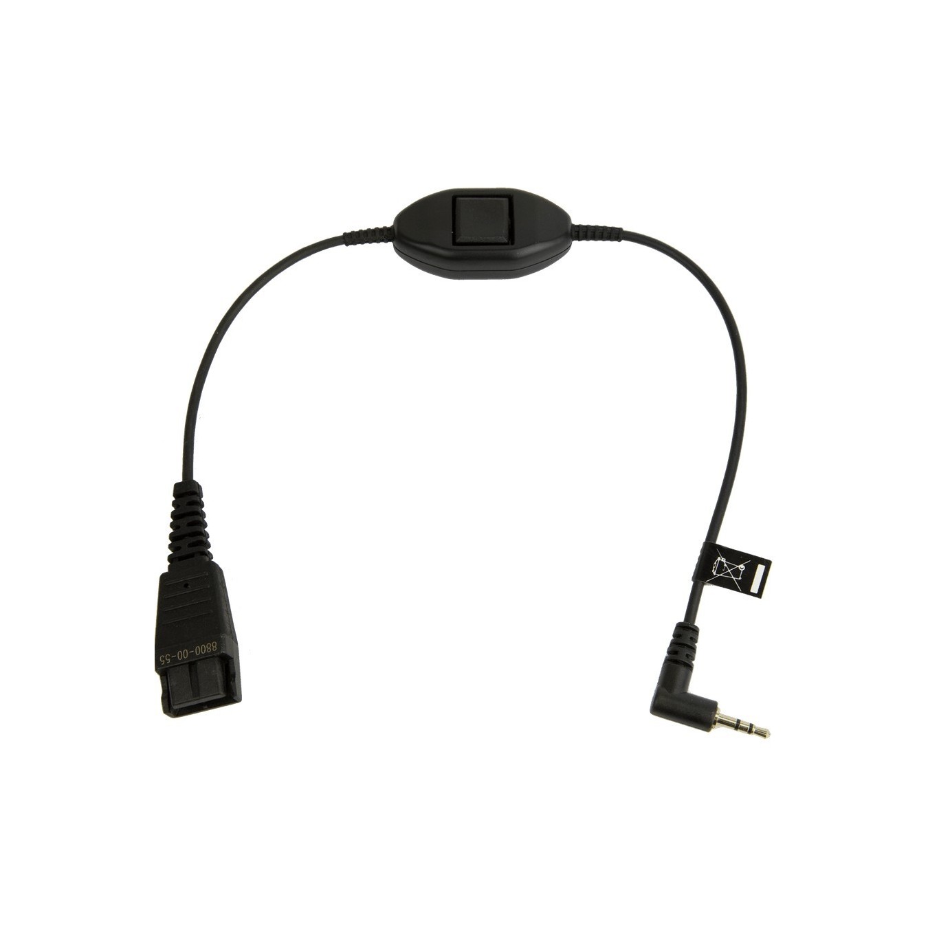 Jabra QD to 2.5mm Jack Cable - Smooth Finish - 0.3m — Buy in Cyprus with Fast Delivery
