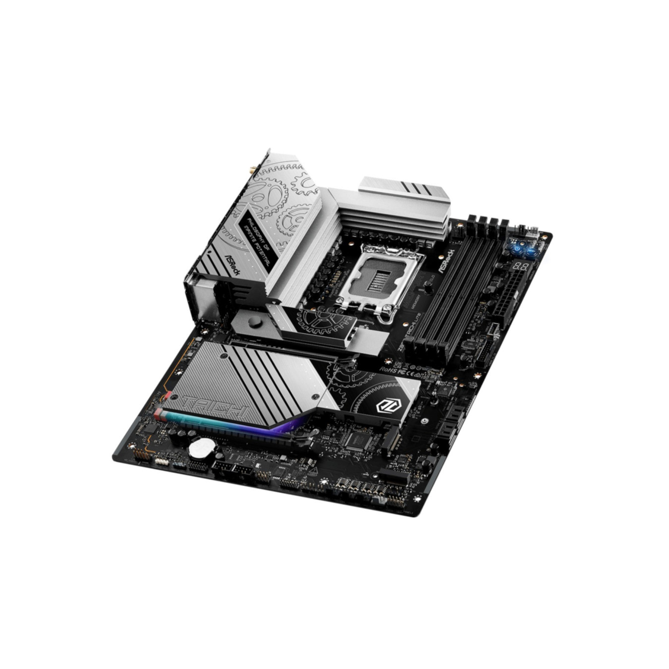 ASRock Z890 Taichi Lite - LGA1851 ATX Motherboard - DDR5 256GB, up to 9600MHz, Wi‑Fi 7, Dual 2.5/5GbE, Thunderbolt x2