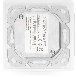 Buy DIGITUS Cat6A Shielded Flush-Mounted Wall Socket 2 x RJ-45 White in Cyprus, Nicosia, Limassol, Larnaka, Pafos