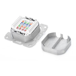 Buy DIGITUS Cat6A Shielded Flush-Mounted Wall Socket 2 x RJ-45 White in Cyprus, Nicosia, Limassol, Larnaka, Pafos