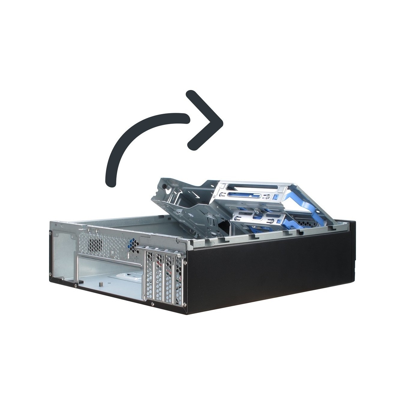 Mini Inter-Tech IT-502 Desktop - IT-502 - Compact PC Case — Buy in Cyprus with Fast Delivery