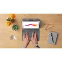 Logitech Combo Touch - iPad 7th Gen Graphite - (Graphite, Keyboard Case, Apple Pencil Slot) — Buy in Cyprus with Fast Delivery