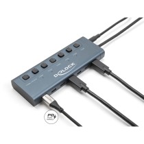 DELOCK USB 5 Gbps Hub with 7 USB-C Ports (6 Data, 1 Data + PD 20W) — Buy in Cyprus with Fast Delivery