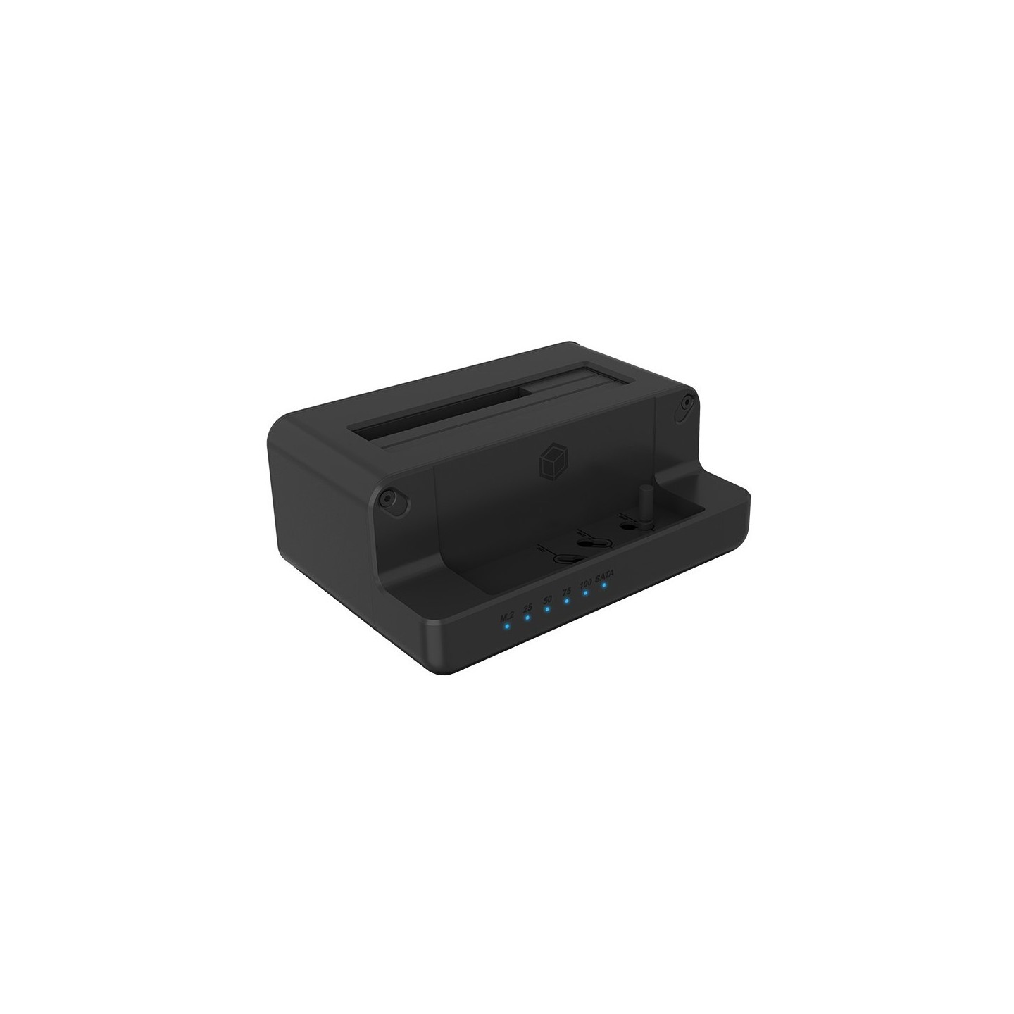 ICY BOX Cloner and Docking Station for M.2 NVMe SSD and 2.5/3.5" SATA HDD/SSD - IB-2914MSCL-C31 - Black Aluminum, USB-C