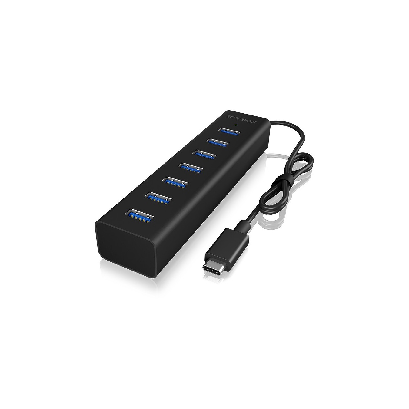 ICY BOX IB-HUB1700-C3 USB-C HUB 7-Port 7xUSB 3.0 - IB-HUB1700-C3 - USB-C Hub — Buy in Cyprus with Fast Delivery