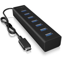 ICY BOX IB-HUB1700-C3 USB-C HUB 7-Port 7xUSB 3.0 - IB-HUB1700-C3 - USB-C Hub — Buy in Cyprus with Fast Delivery