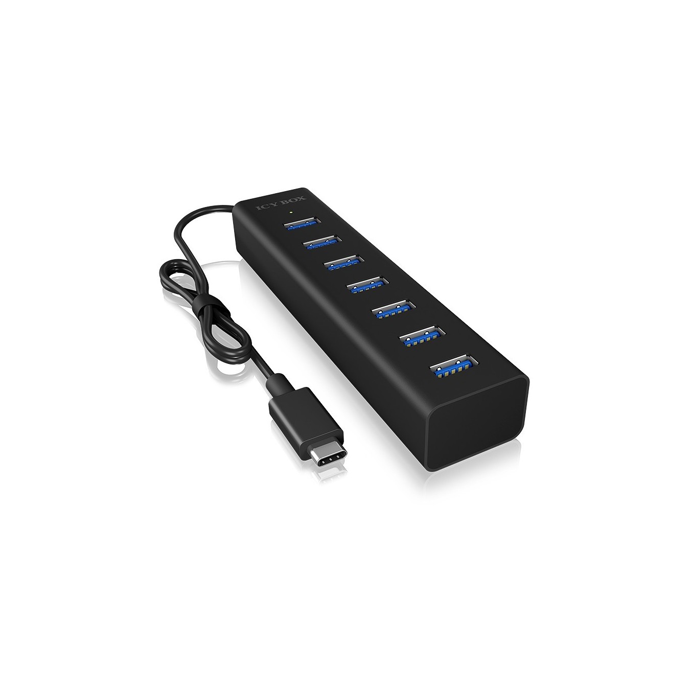 ICY BOX IB-HUB1700-C3 USB-C HUB 7-Port 7xUSB 3.0 - IB-HUB1700-C3 - USB-C Hub — Buy in Cyprus with Fast Delivery