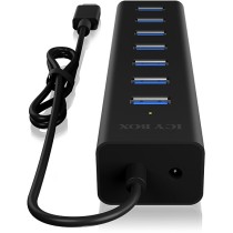 ICY BOX IB-HUB1700-C3 USB-C HUB 7-Port 7xUSB 3.0 - IB-HUB1700-C3 - USB-C Hub — Buy in Cyprus with Fast Delivery