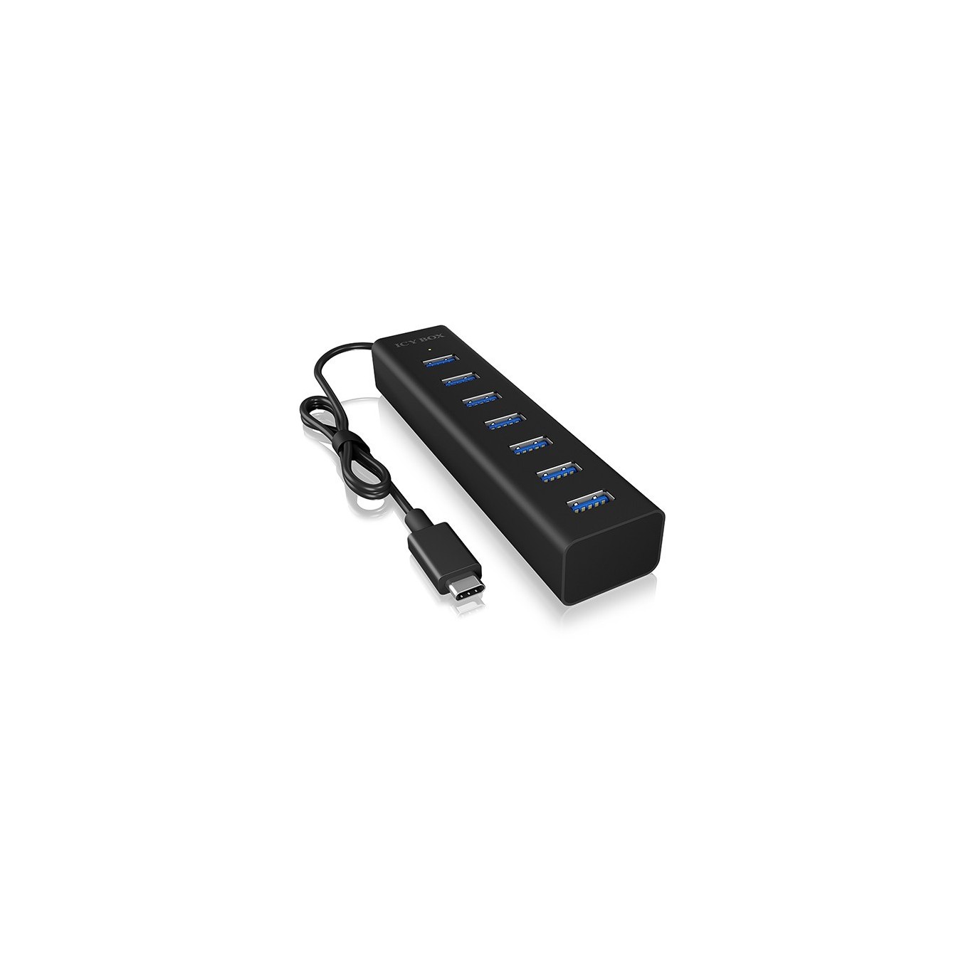 ICY BOX IB-HUB1700-C3 USB-C HUB 7-Port 7xUSB 3.0 - IB-HUB1700-C3 - USB-C Hub — Buy in Cyprus with Fast Delivery