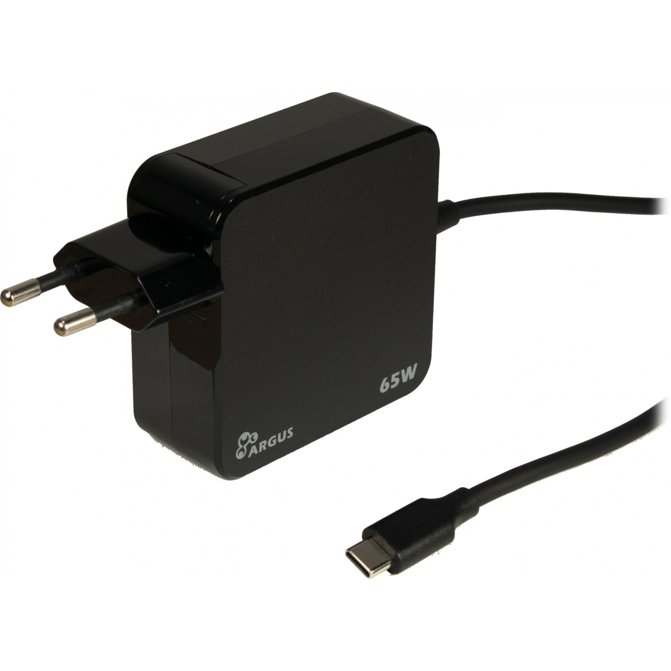 Charger USB-C 65W Black INTER-TECH - PD-2065 - (Color: Black) — Buy in Cyprus with Fast Delivery