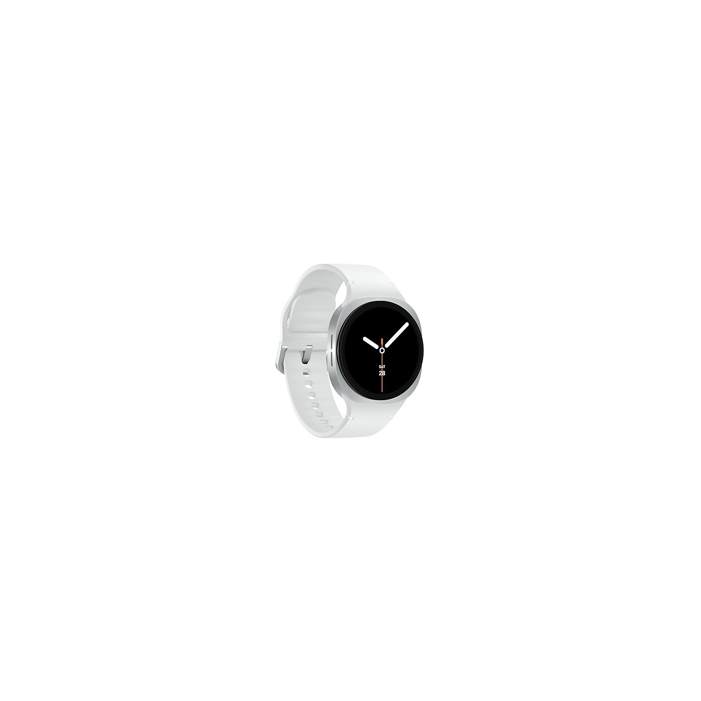 Samsung Galaxy Watch8 40 mm LTE EU - Silver case, White band, 32 GB, Wear OS, 1.3" Super AMOLED, IP68