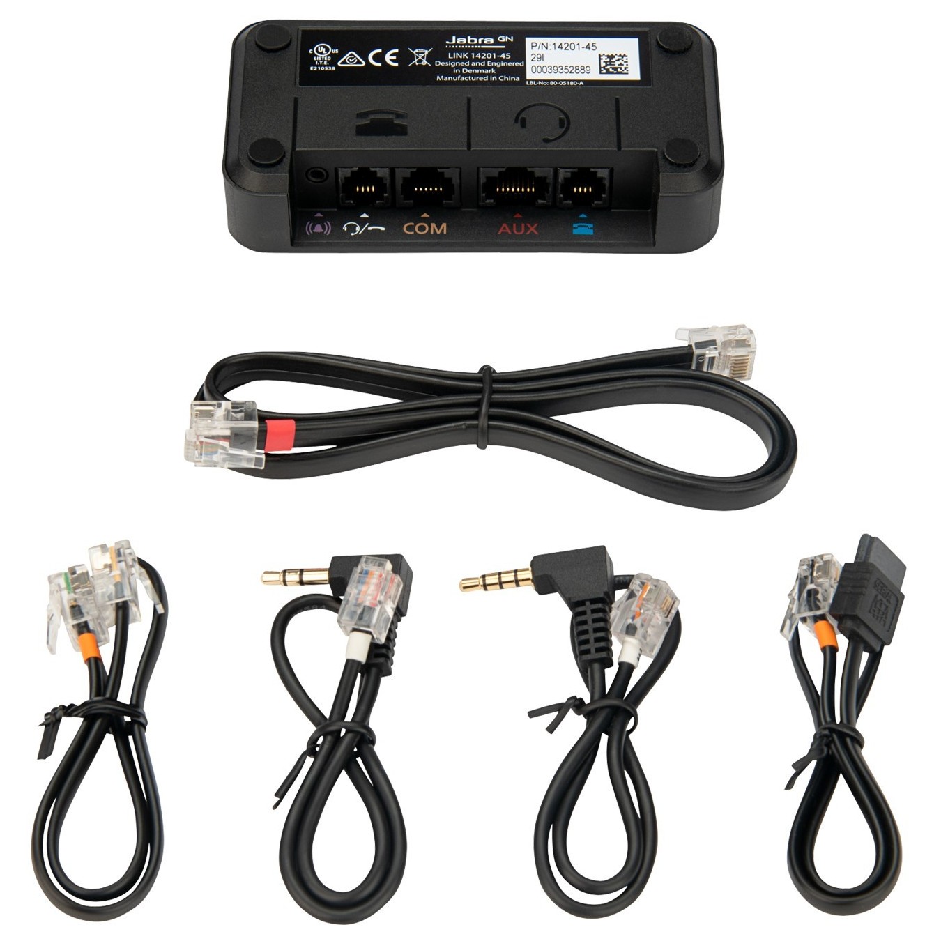 Jabra GN EHS adapter cable for Alcatel S-Series headsets - 8028s/8058s/8078s/4038EE/4068EE/8028/8038/8068