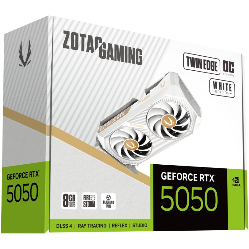 Buy RTX 5050 8GB Zotac Twin Edge OC GDDR6 White - RTX 5050 - White, 8 GB GDDR6, ... in Cyprus, Nicosia, Limassol, Larnaka, Pafos