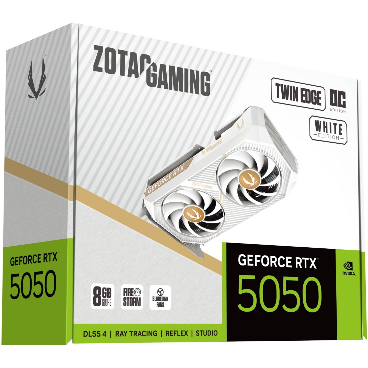 Zotac Gaming GeForce RTX 5050 Twin Edge OC 8GB GDDR6 White (Boxed) — Buy in Cyprus with Fast Delivery