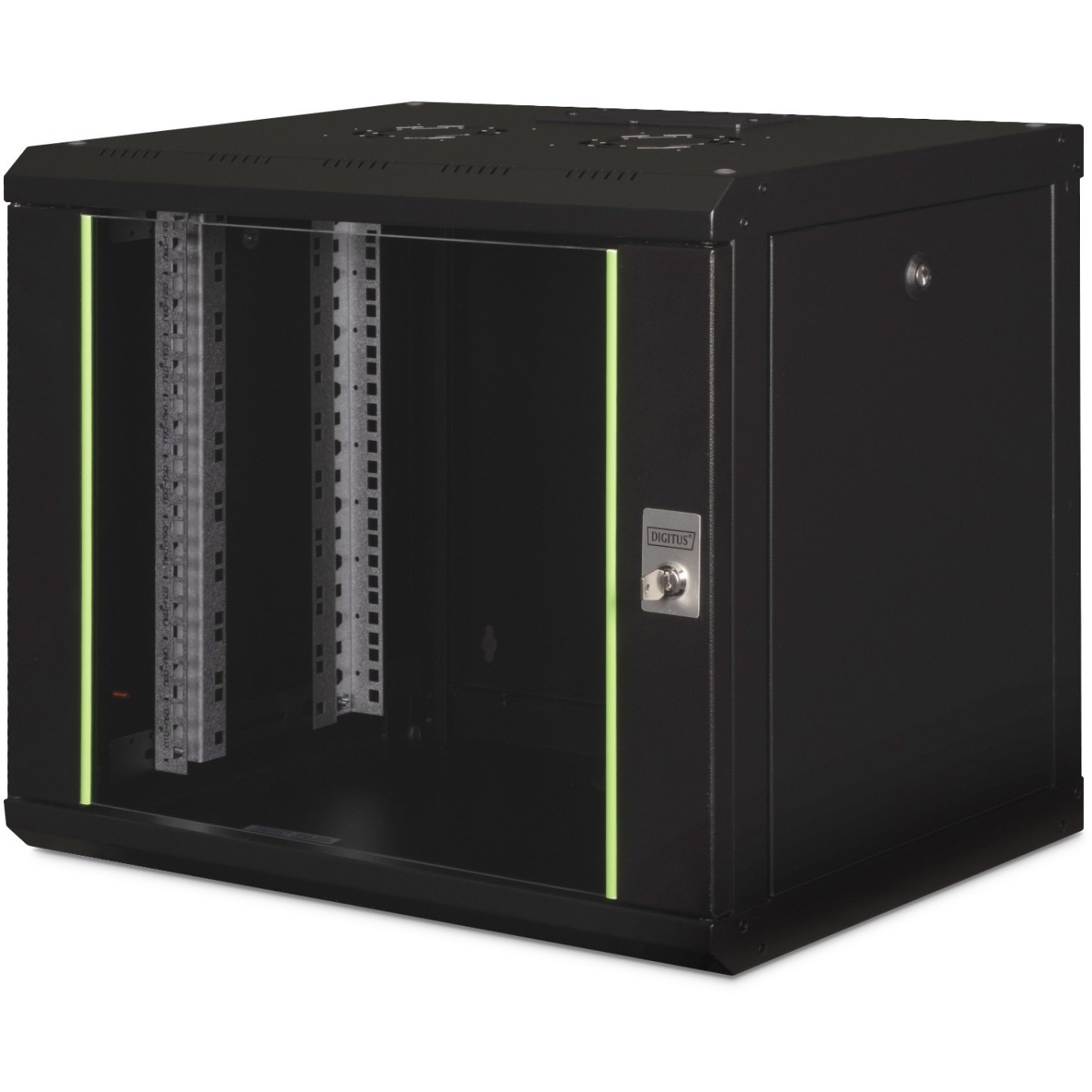 DIGITUS Wall-Mount Cabinet Unique 9U - 509x600x450mm Black — Buy in Cyprus with Fast Delivery