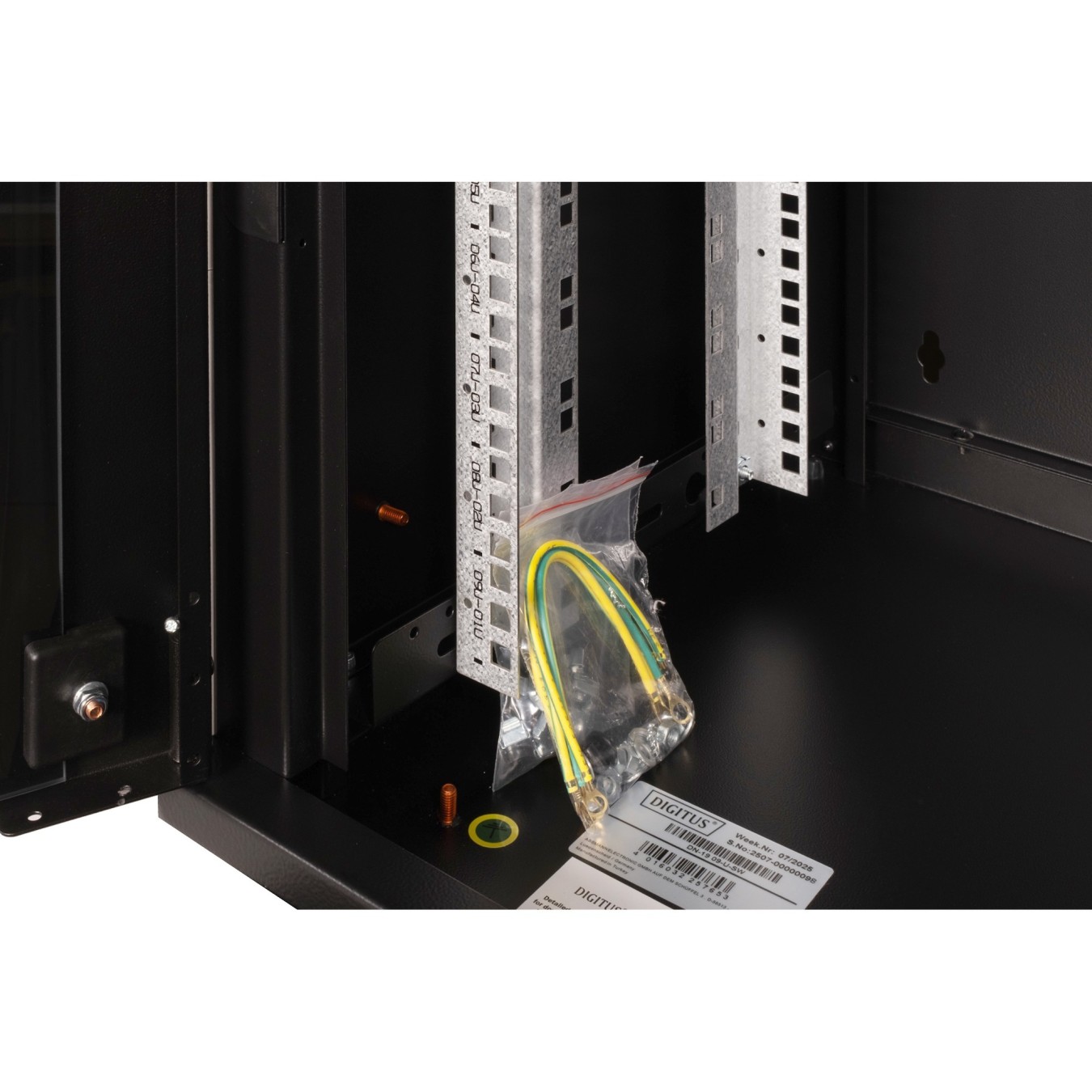 DIGITUS Wall-Mount Cabinet Unique 9U - 509x600x450mm Black — Buy in Cyprus with Fast Delivery