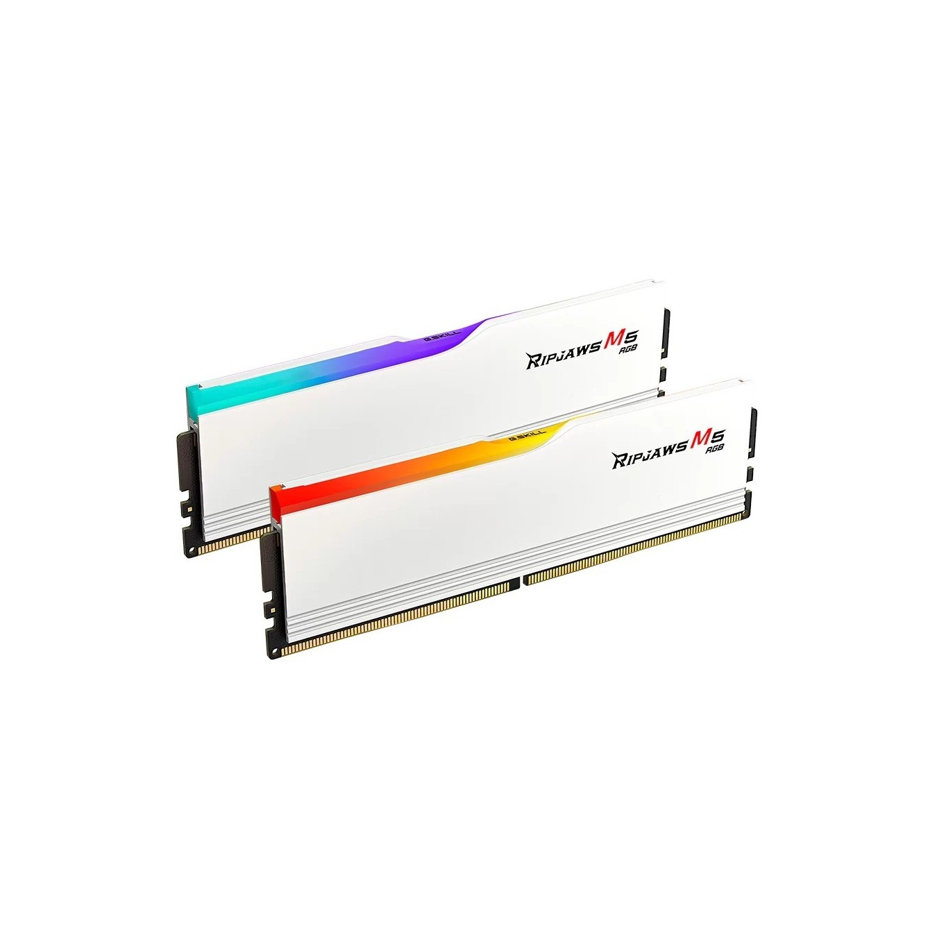 G.Skill Ripjaws M5 RGB RAM - F5-5200J4040A16GX2-RM5RW - Multicolor backlight, 32GB (2x16GB), DDR5-5200 CL40