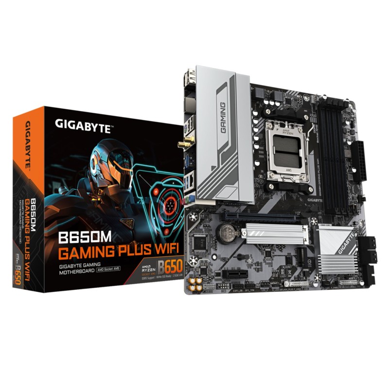 Buy GIGABYTE GA-B650M GAMING PLUS WF - AM5 Micro-ATX DDR5 Motherboard, 4x DIMM, ... in Cyprus, Nicosia, Limassol, Larnaka, Pafos